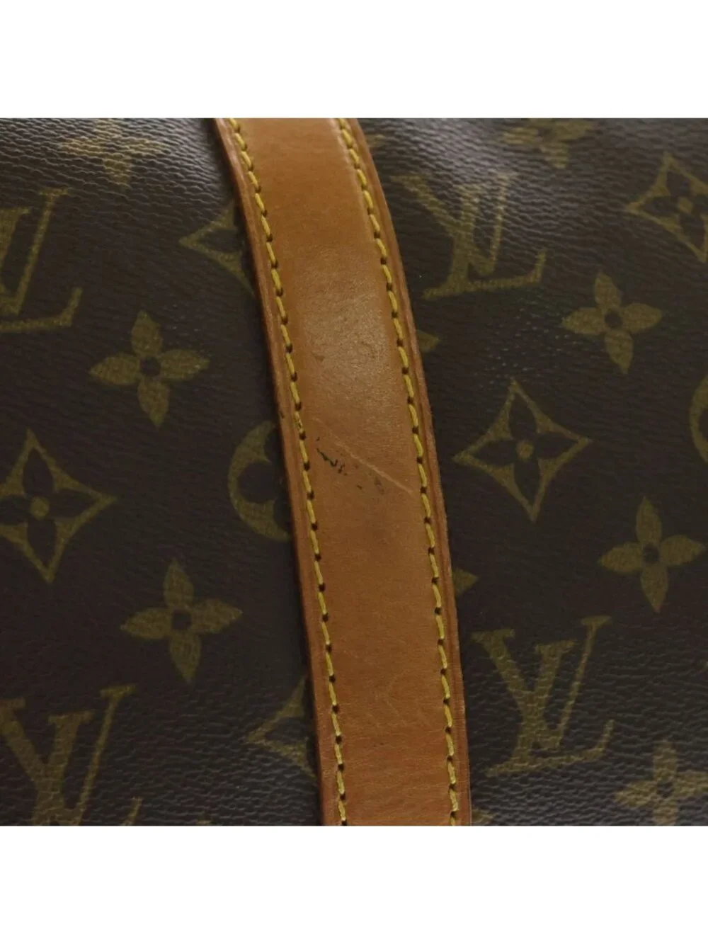 Louis Vuitton Keepall Bandouliere 50 Monogram Boston Bag Brown